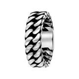 Stainless steel ring schakel mat 7mm