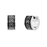 Ring aus bearbeitetem Edelstahl, matt