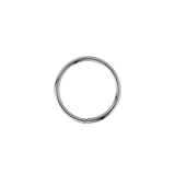 Helixpiercing in der Form eines Edelstahlrings