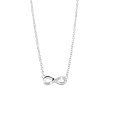 Kette in 925 Silber mit Charms Infinity mit Zirkonia