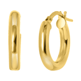 9 Karaat oorbellen rond 11 mm