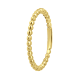 585 Gelbgol--Ring Perlenschnur