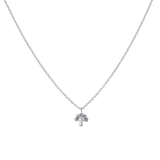 Halskette, 925 Silber, Lebensbaum, Kristall