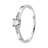 Zilveren ring zirkonia