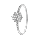 Zilveren ring entourage zirkonia