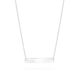 Kette mit Steg aus 925 Silber