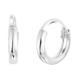 Zilveren oorringen 10mm voor dames