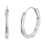 925 Silber Ohrringe, 15 mm