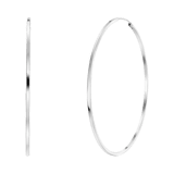 Ohrringe aus 925 Silber, 60 mm