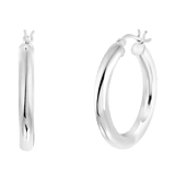 Ohrringe aus 925 Silber, 30 mm