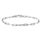 Armband aus 925 Silber, Closed-Forever, 4 mm