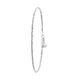 Gerecycled zilveren ketting fantasie schakel
