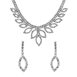 Bijoux-Set Red Carpet, Kette und Ohrringe