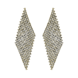 Silberfarbene Bijoux-Ohrringe, Red Carpet