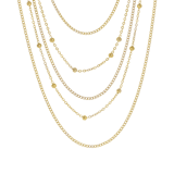Bijoux goudkleurige ketting met hanger voor dames