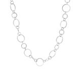Bijoux zilverkleurige ketting voor dames