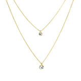 Bijoux goudkleurige ketting met hanger voor dames