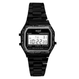 Regal digitaal horloge met een zwarte band