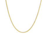 Kette, 585 Gelbgold, Gourmetglieder 1,00 mm
