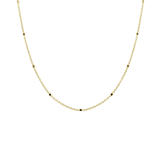 Kette, 585 Gelbgold, Fantasie mit kleinen Blöcken