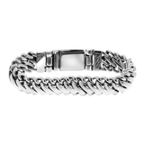 Armband aus Edelstahl mit französischem Gourmetglied