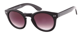 Schwarze Sonnenbrille mit dunklen Gläsern