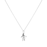 Silberkette & Anhänger, Pinguin