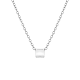 Stainless steel ketting kubus voor dames