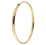 Ovaler Armreif aus 585 Gelbgold