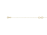 Armband Infinity aus 585er Gelbgold