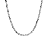 Zilveren ketting vossenstaartschakel