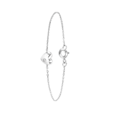 Armband, 925 Silber, Herz mit Zirkonia