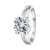 Zilveren ring met zirkonia