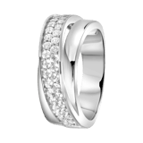 Ring, 925 Silber, breit, mit Zirkonia