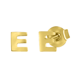 Ohrring Alphabet aus 585 Gelbgold, pro Stück
