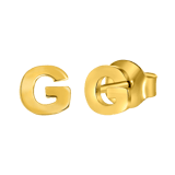 Ohrring Alphabet aus 585 Gelbgold, pro Stück
