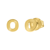 Ohrring Alphabet aus 585 Gelbgold, pro Stück