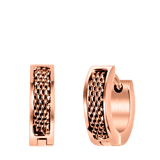 Stainless steel roséplated oorringen voor dames