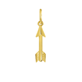 Anhänger aus 585 Gelbgold, Pfeil