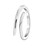 Silberfarbener Byoux Ring