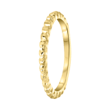 Goudkleurige byoux ring bolletjes