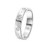 Ring aus 925 Silber, Sterne der Galaxis mit Zirkonia
