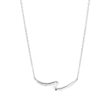 Zilveren ketting&hanger golf voor dames