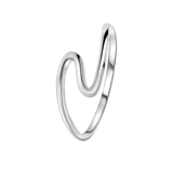 Ring aus 925 Silber, Welle