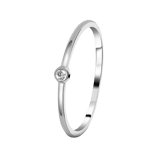 Zilveren ring met zirkonia