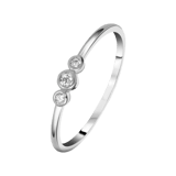 Ring, 925 Silber, mit Zirkonia
