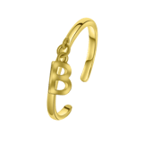 Zilveren goldplated ring voor dames