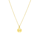 Zilveren goldplated ketting met hanger sterrenbeeld voor dames