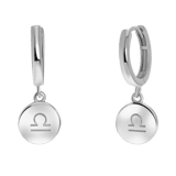 Ohrringe, 925 Silber, Scheibe, Sternzeichen