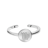 Zilveren ring disc sterrenbeeld